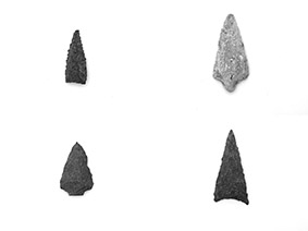 南庄遺跡出土の石鏃